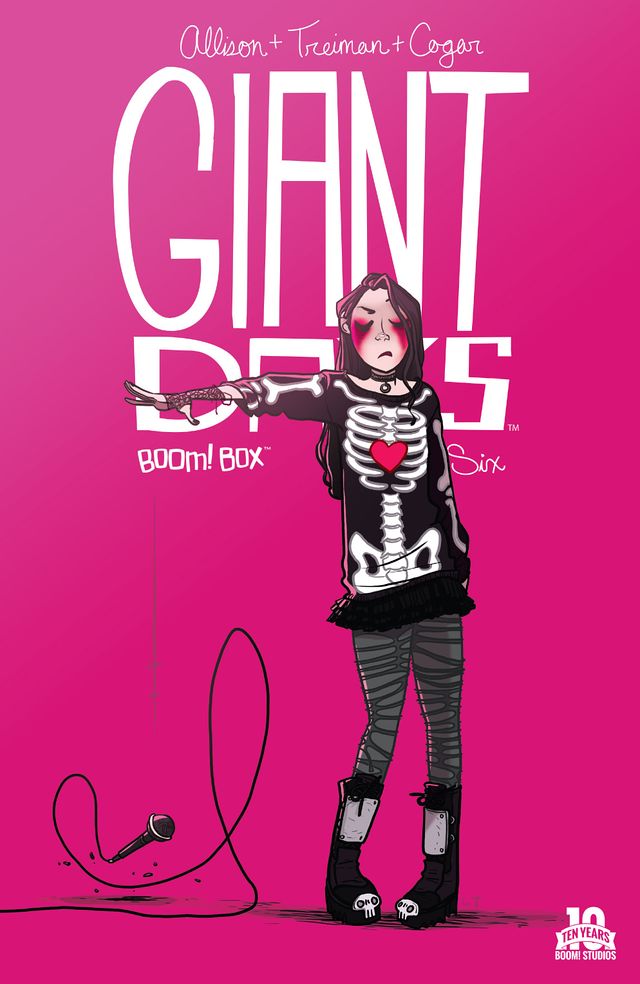 The cover to Issue 6 is, appropriately enough, a mic drop