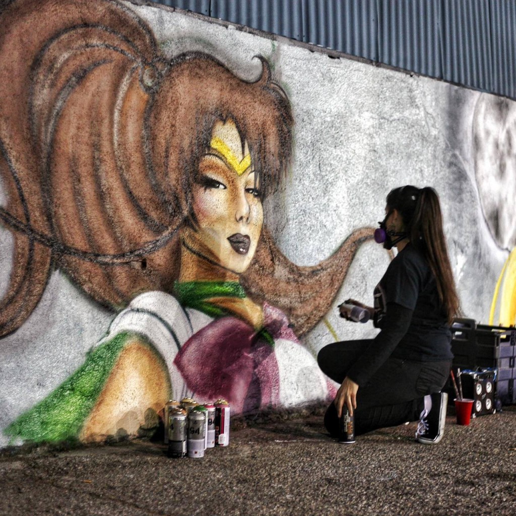 Magical Girl Muralists Bring Sailor Moon to the Streets_7