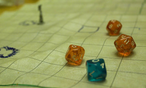 die and map