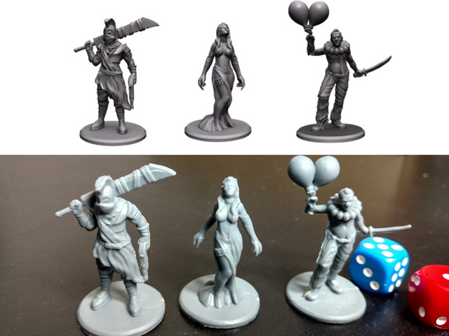 Shattered Dream render vs miniatures