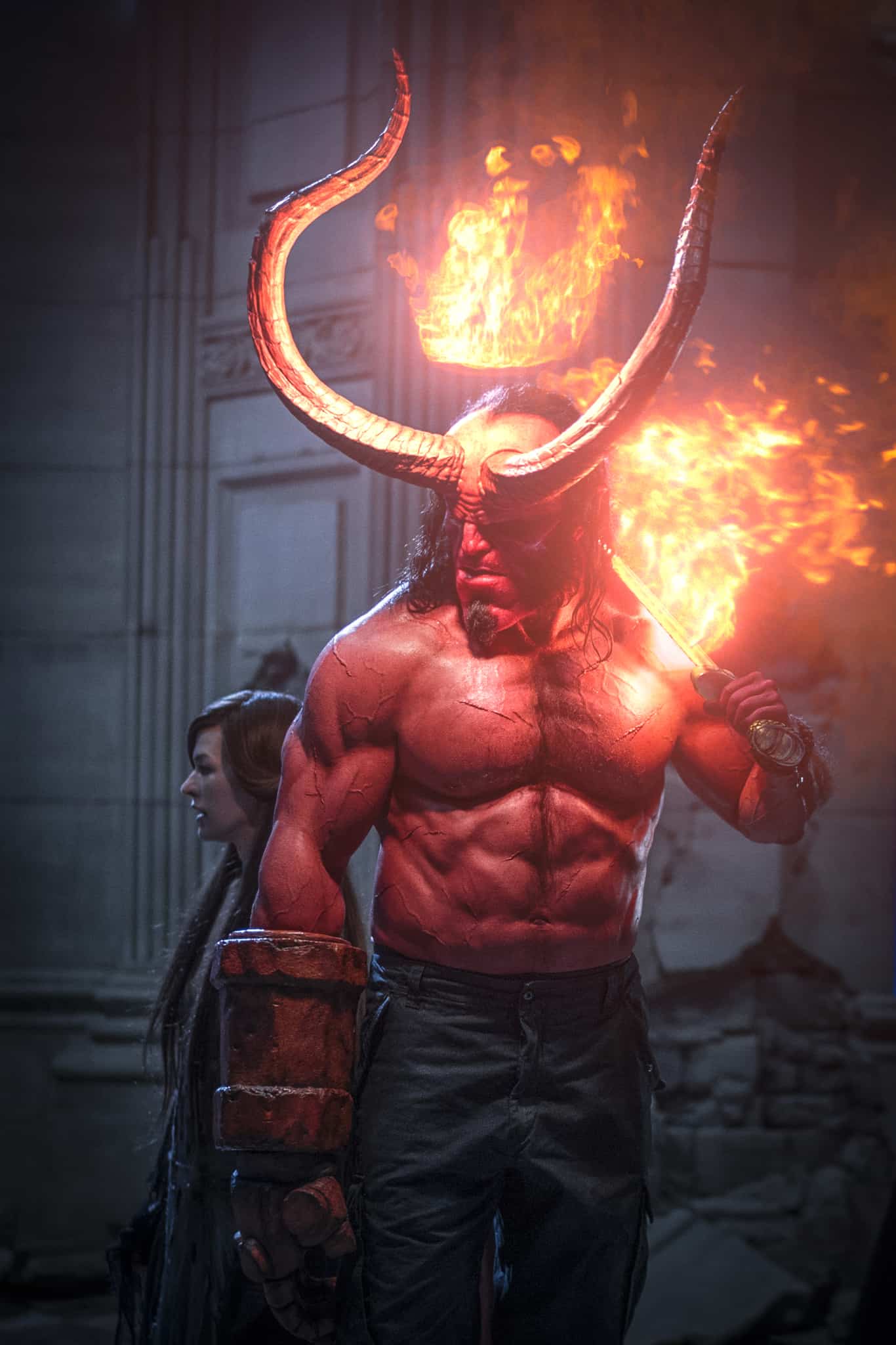 New HELLBOY Clip Has Big Red Facing Down the Blood Queen (Exclusive