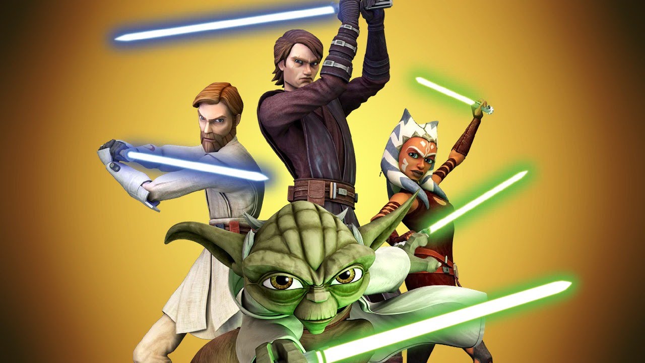 The Jedi heroes of the now-classic Clone Wars animated series.