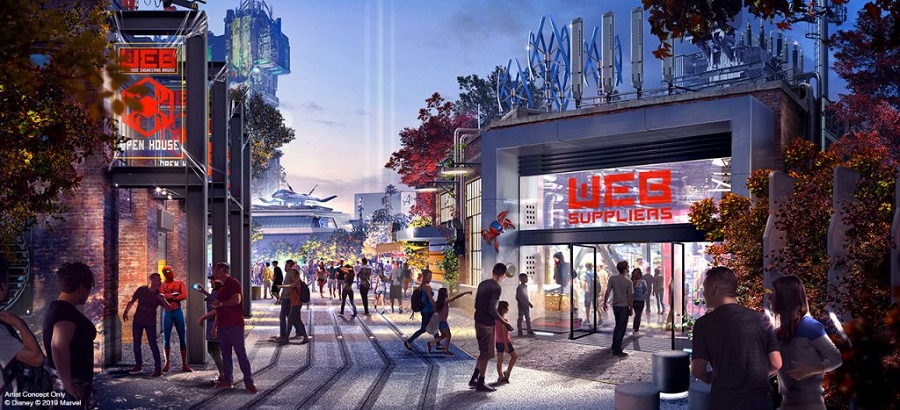 Disneyland's Avengers Campus Will Feature a Life-Size SPIDER-MAN Stunt Animatronic_2