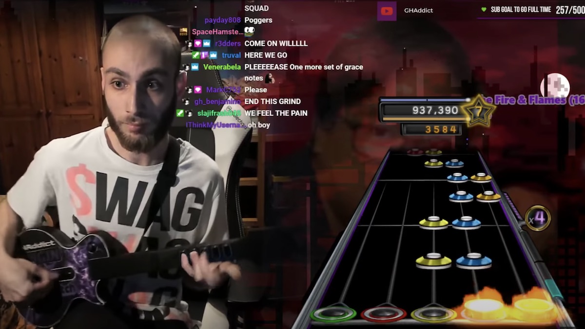 Gamer Aces Difficult Guitar Hero Song at 165% Speed - Nerdist