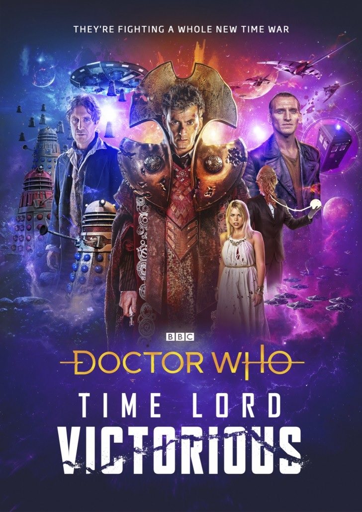 The poster for Doctor Who Time Lord Victorious.