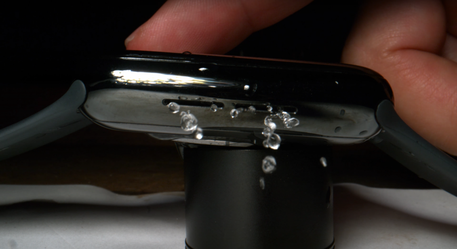 Apple Watch Ejecting Water in Slow Mo is Mesmerizing Nerdist