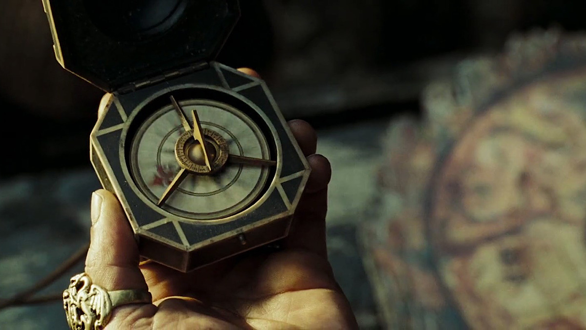 Jack Sparrow’s compass from Pirates of the Caribbean: At World’s End.