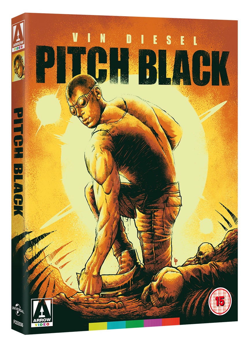 The cover of the new Pitch Black blu-ray from Arrow Video.