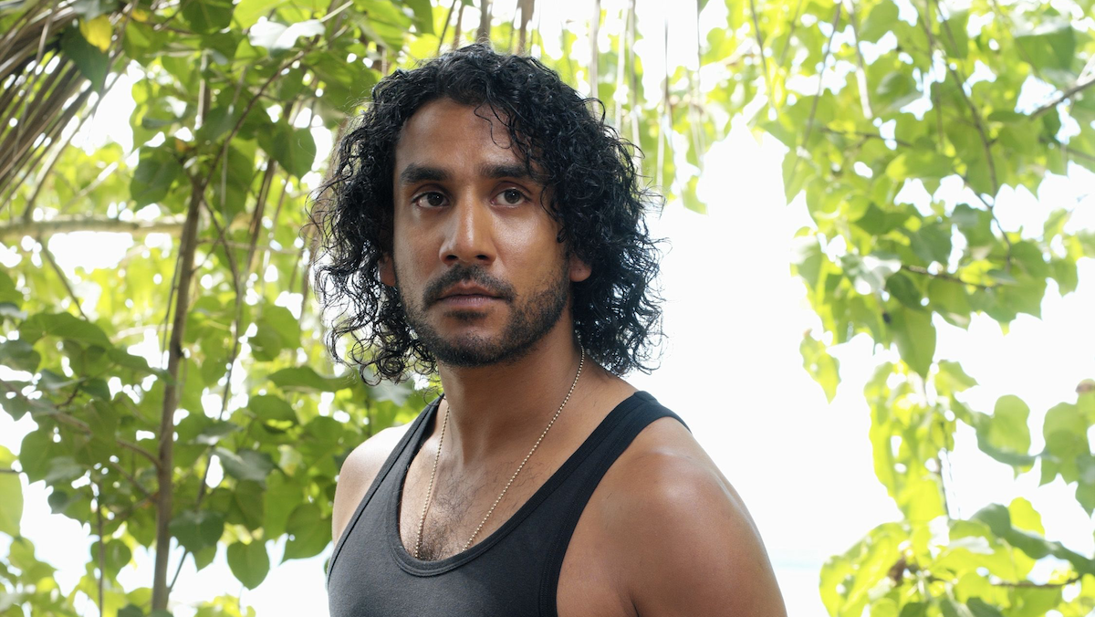 Sayid in a tanktop on Lost.