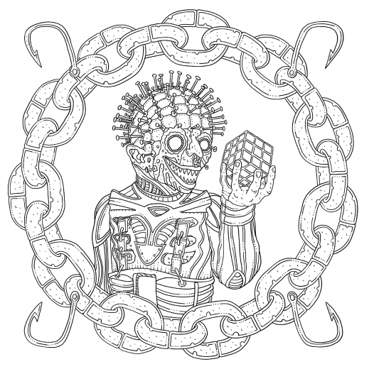 This Horror Coloring Book Brings Scary Movie Scenes to Life - Nerdist