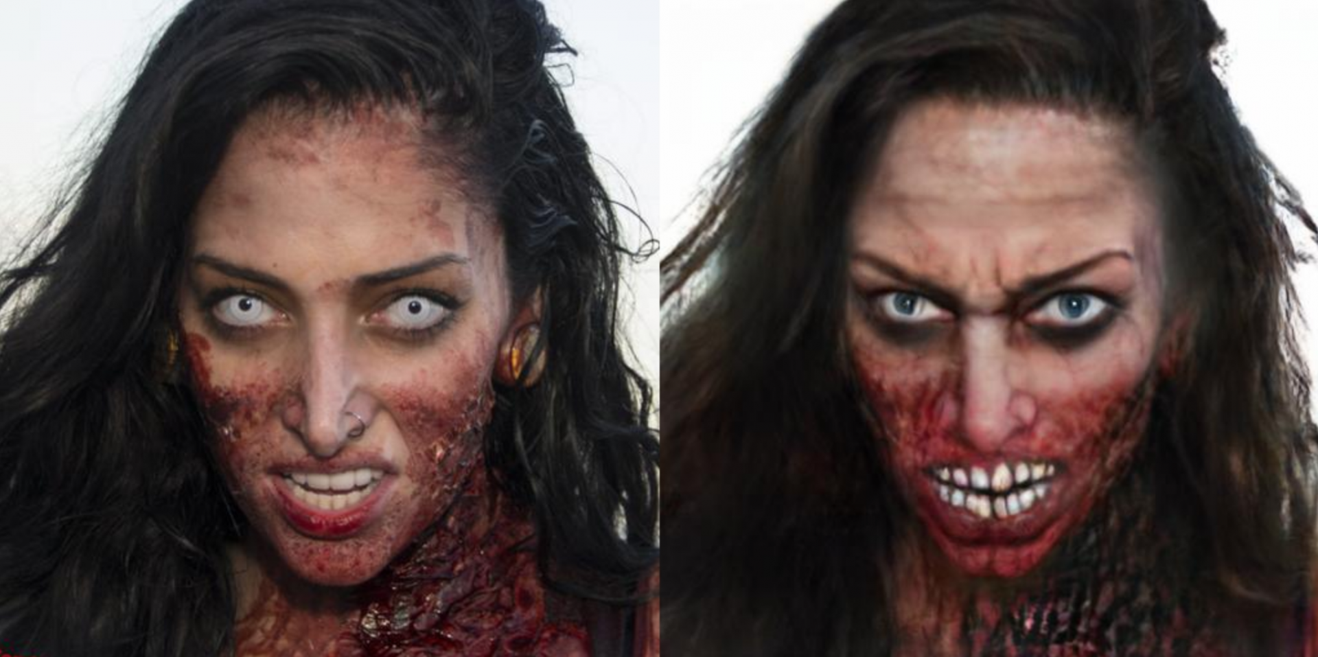 This cutting-edge AI does an amazing job of zombifying people's faces.