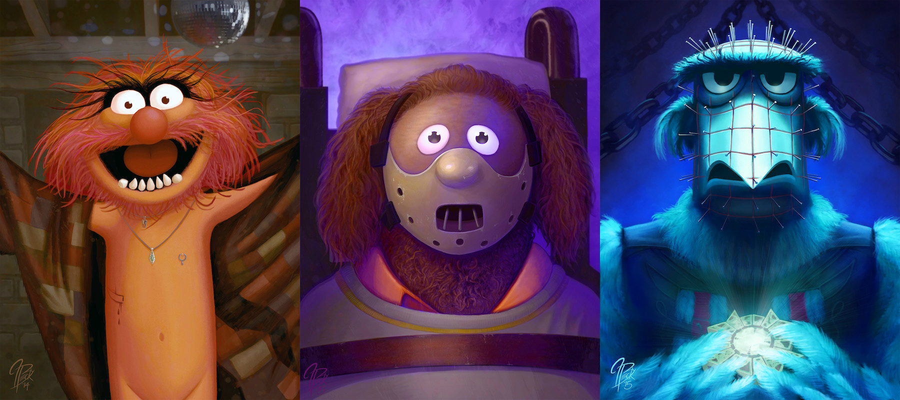 The Muppets as horror movie characters