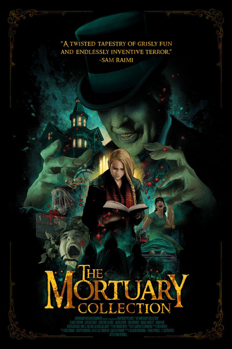 The poster for Ryan Spindell's The Mortuary Collection.