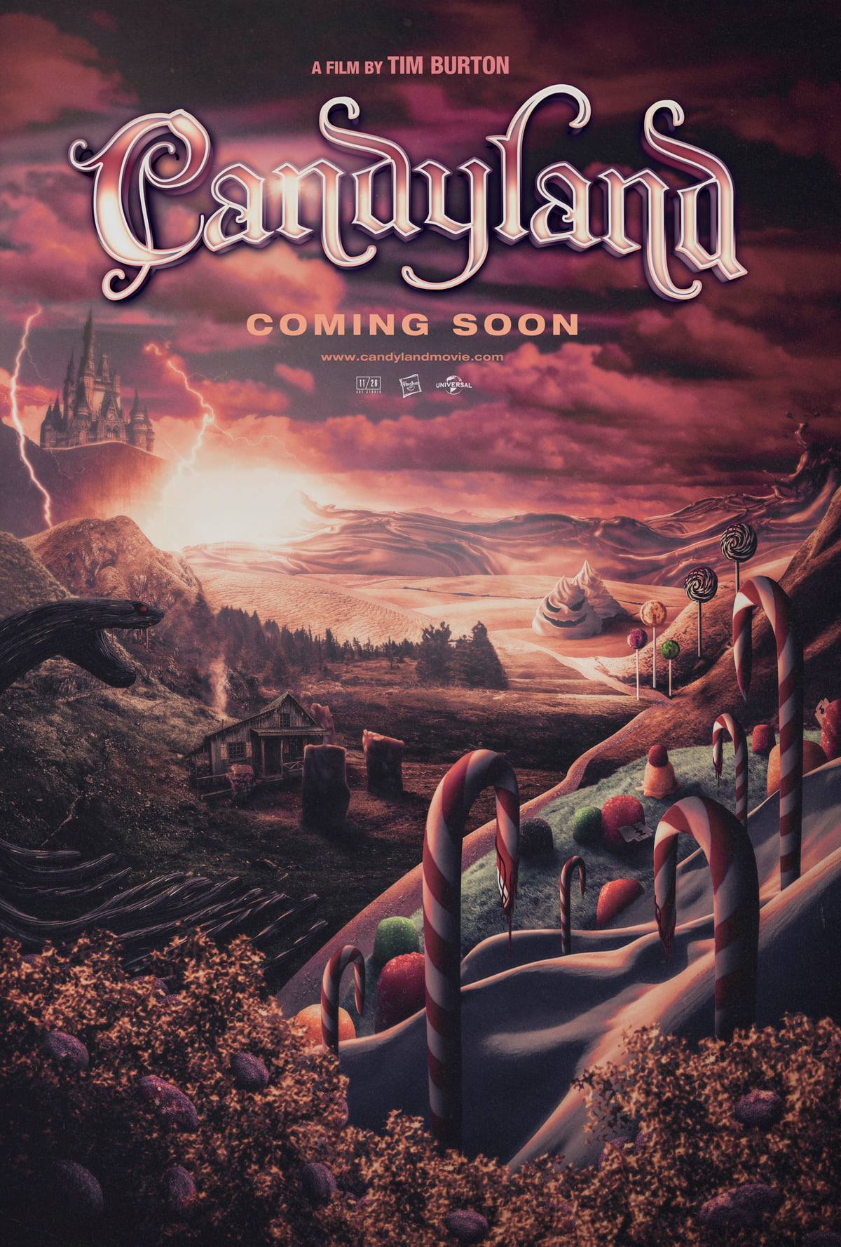 Candyland Tim Burton movie fan art