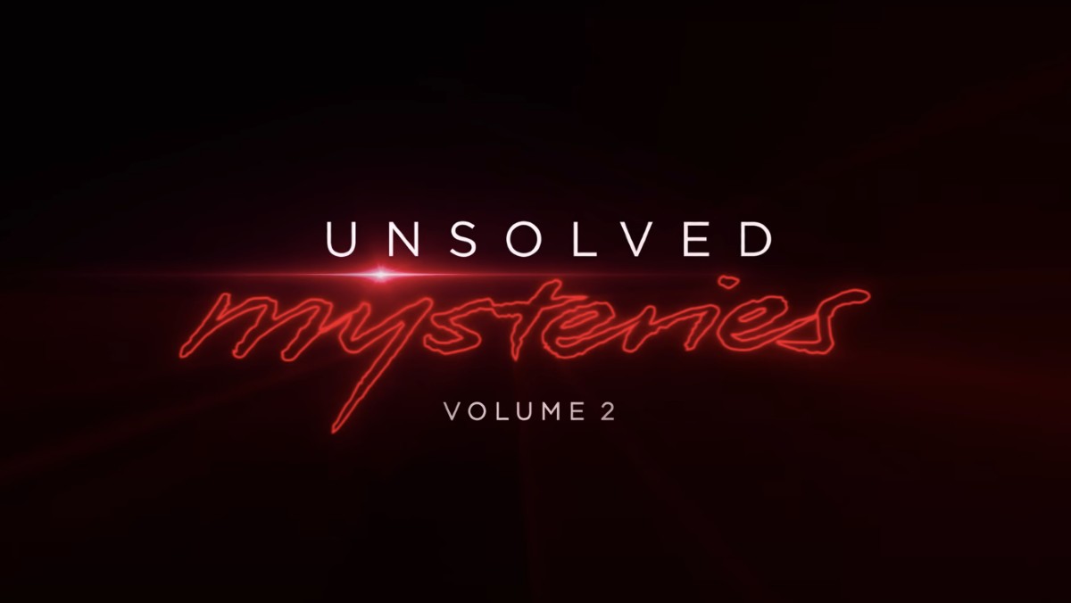 A title card for Unsolved Mysteries Vol. 2.