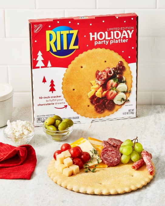 This Giant Ritz Cracker Doubles as a Delicious Serving Platter Nerdist