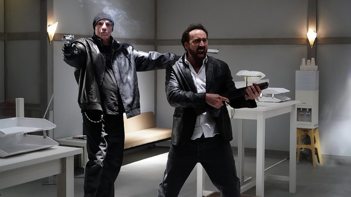 Nicolas Cage goes wild in Prisoners of the Ghostland.