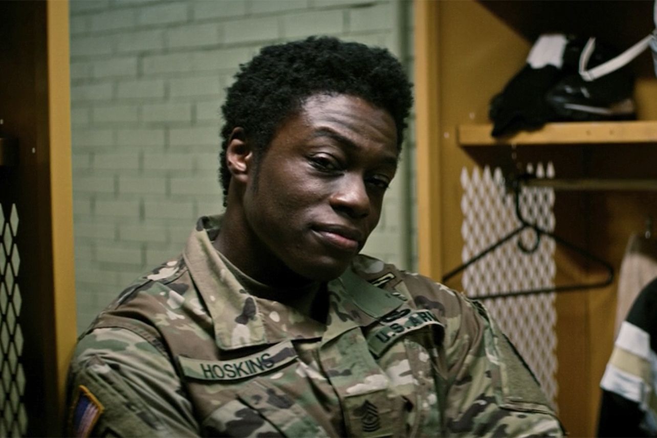 Clé Bennett as Lemar Hoskins in THE FALCON AND THE WINTER SOLDIER Episode Two_2