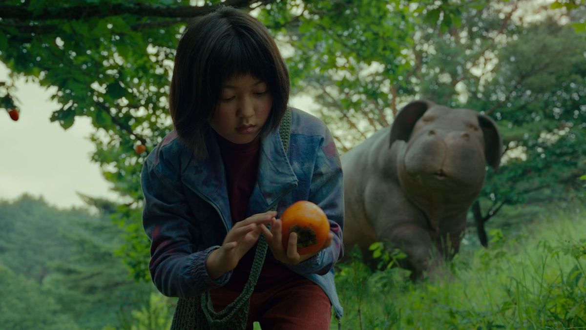 Okja watches Mija