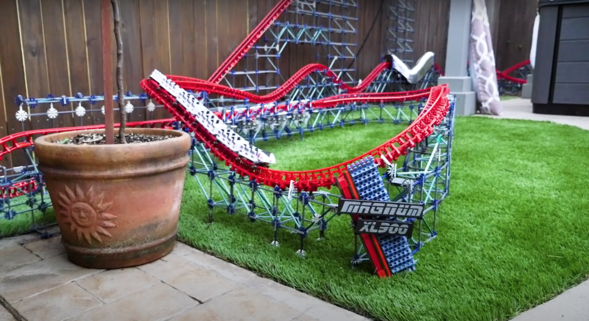 Biggest knex sales roller coaster