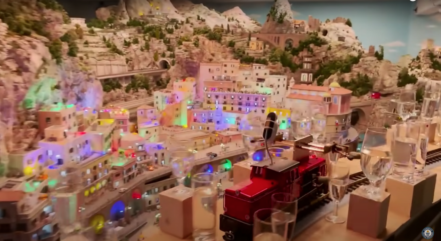A Model Train Playing Wine Glass Melodies Sets World Record Nerdist