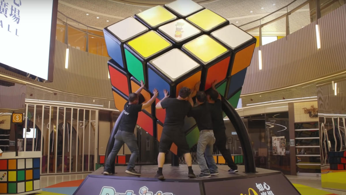 Large rubix clearance cube