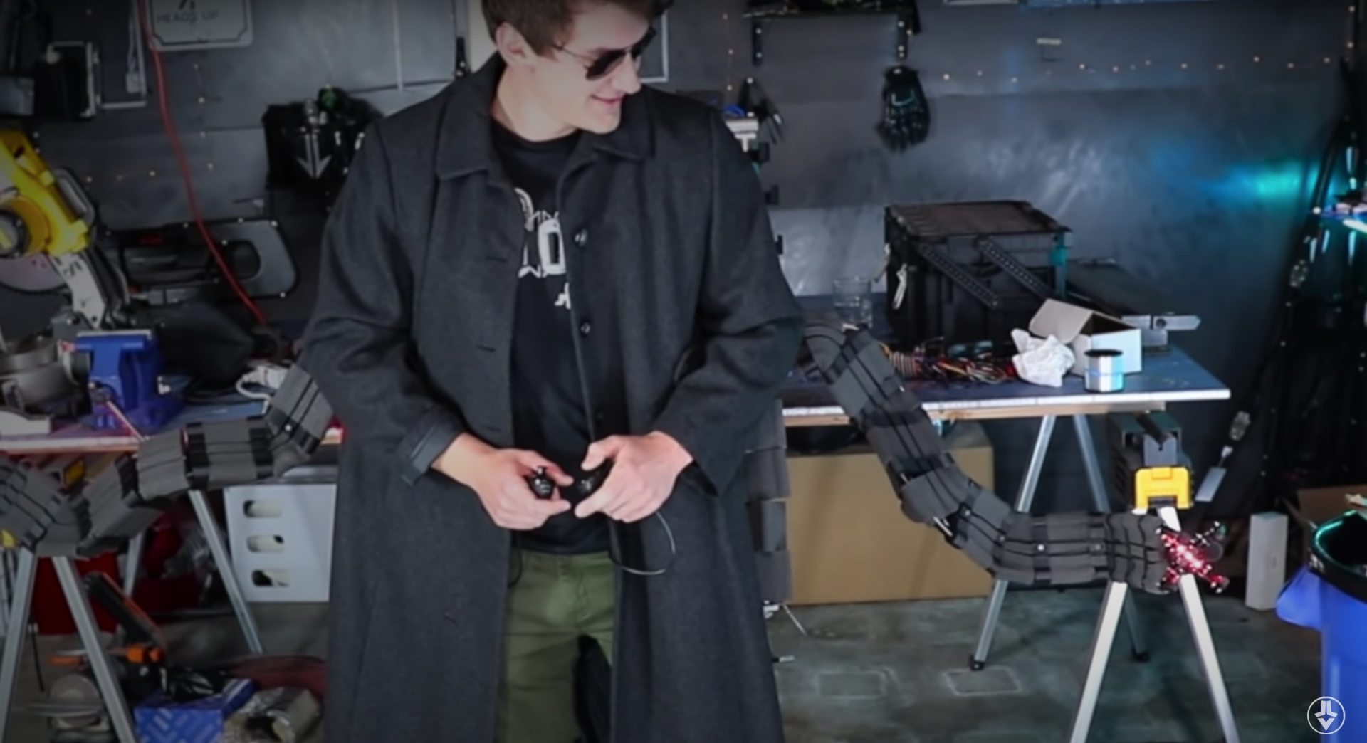 Engineer and YouTuber, Jake Laser, has made a functional set of Doctor Octopus tentacles from Spider-Man, and they're exceptional at picking up trash.