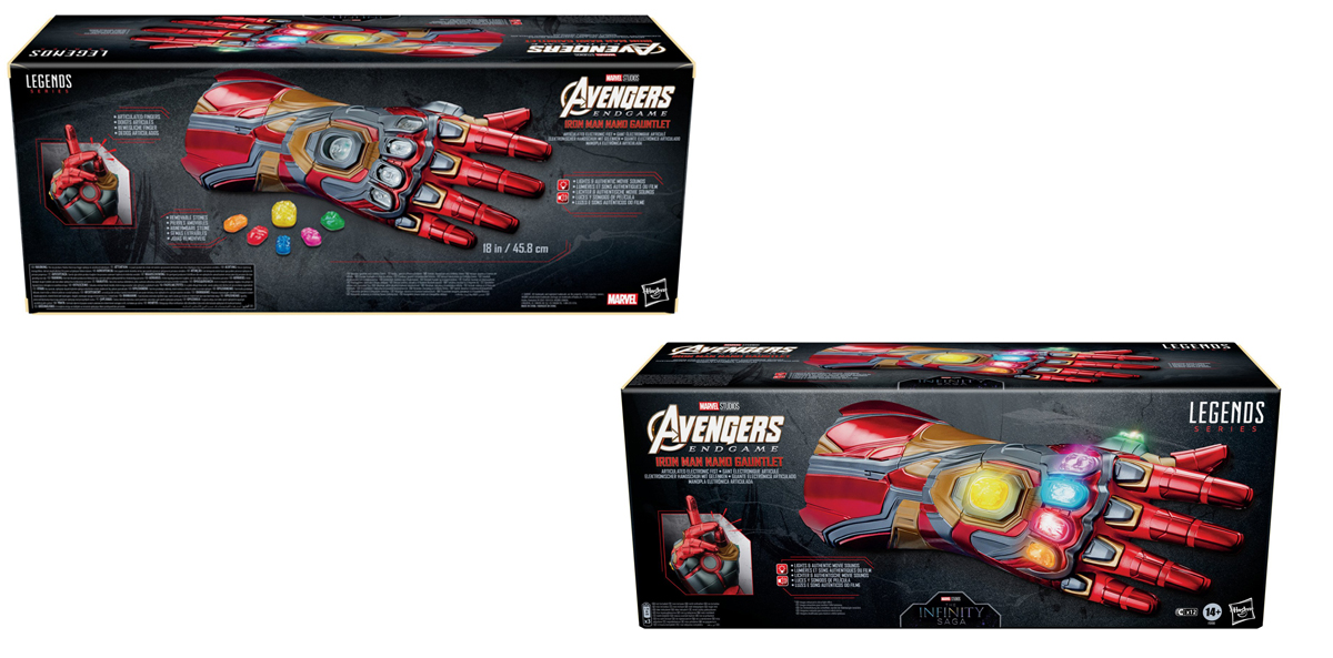 Marvel Legends Avengers: Endgame Iron Man Nano Gauntlet Prop Replica