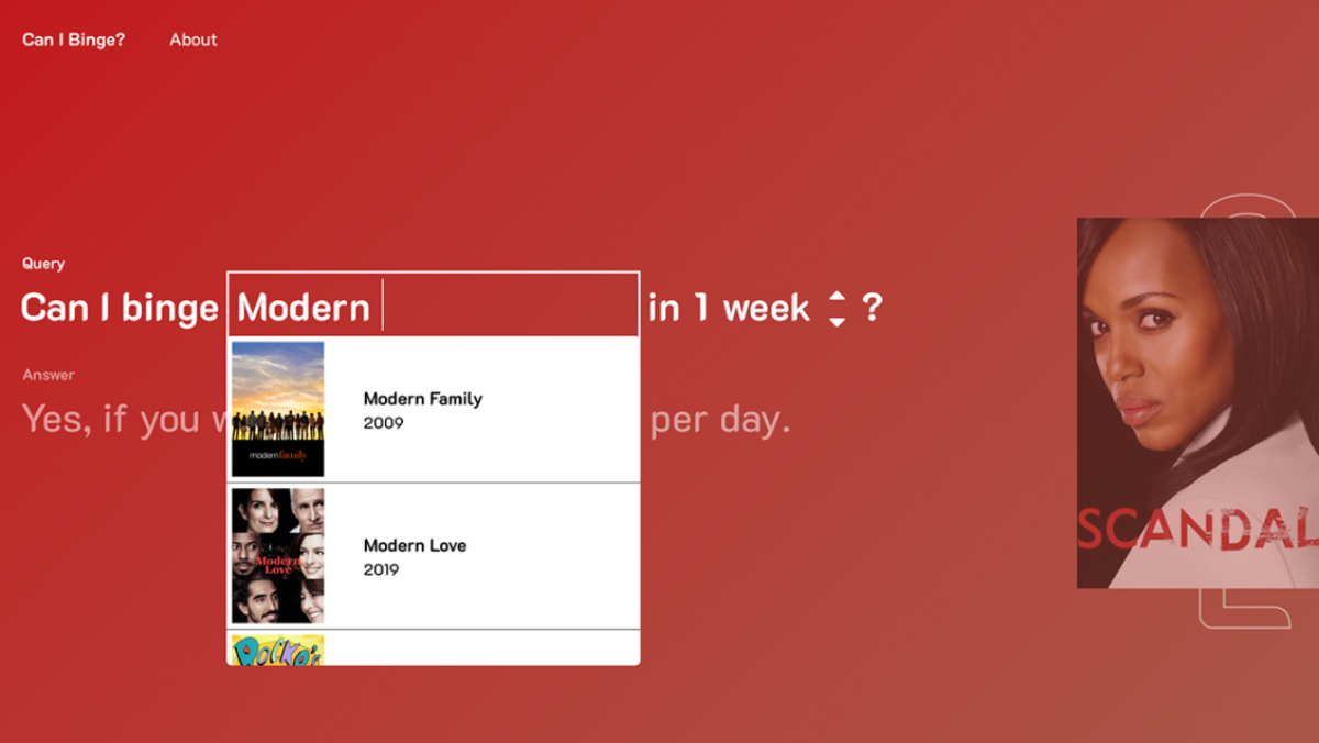 This Tool Tells You How Long It'll Take to Binge a TV Series Nerdist