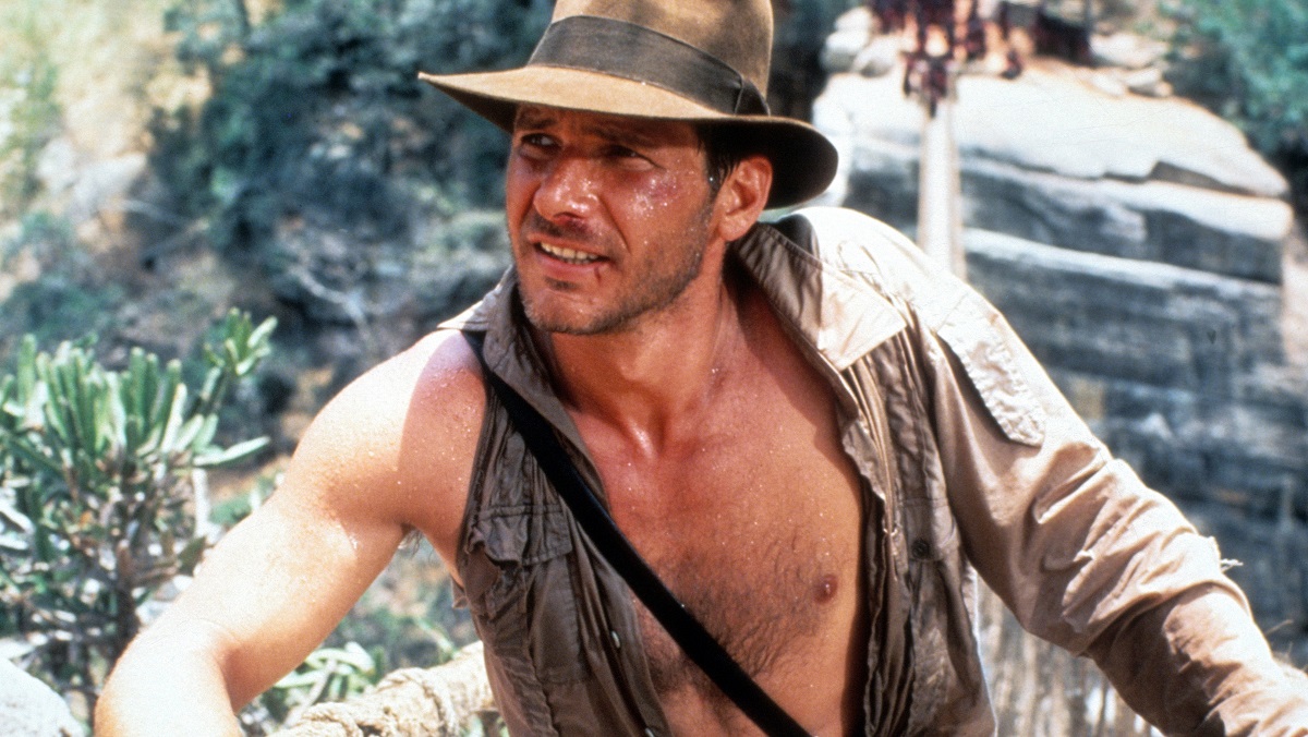 Harrison Ford as Indiana Jones in Temple of Doom.