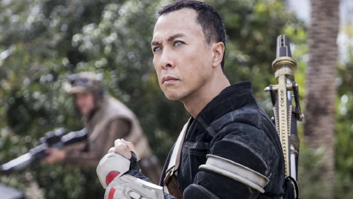 Donnie Yen as Chirrut Imwe in Rogue One: A Star Wars Story.