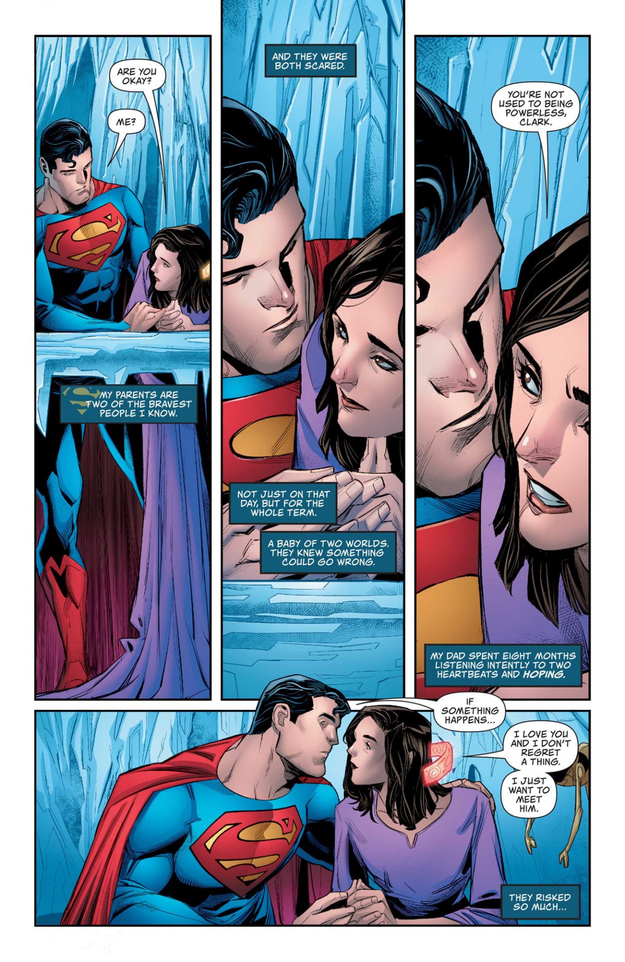 Page five of Superman: Son of Kal-El #1.