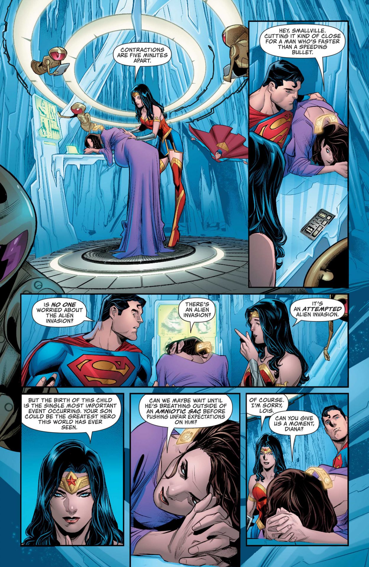 Page four of Superman: Son of Kal-El #1.