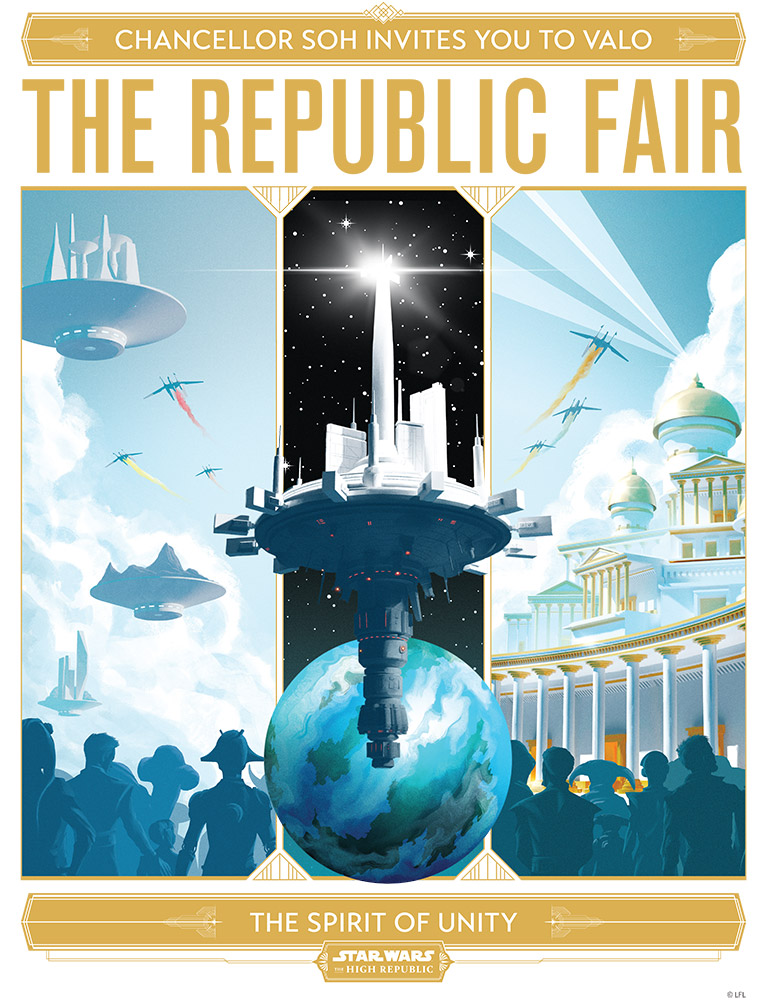 A poster inviting citizens to The Republic Fair