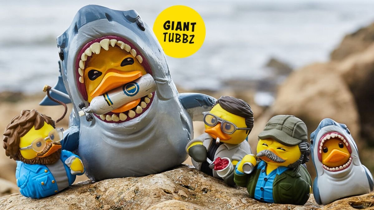 Jaws rubber ducks with giant bruce collection