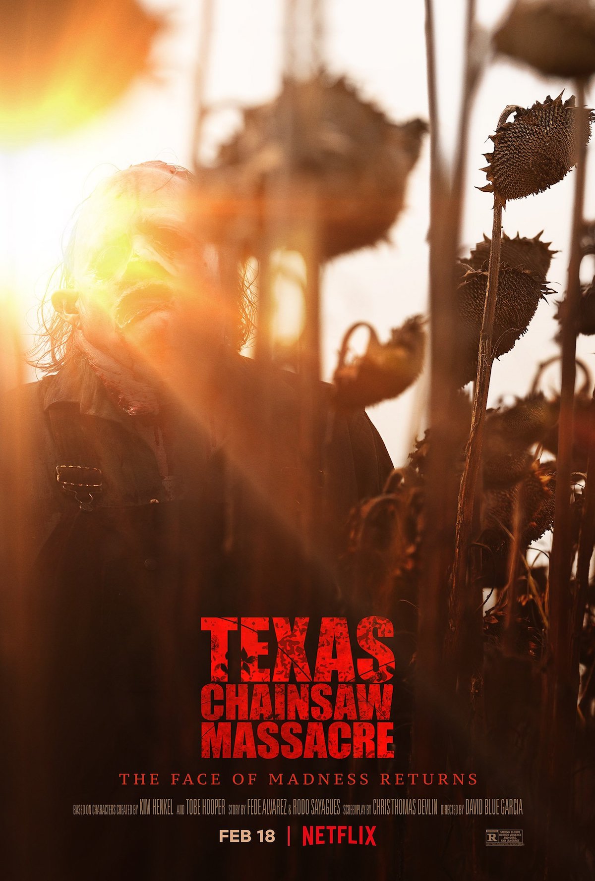 The Poster for 2022 Texas Chainsaw Massacre movie