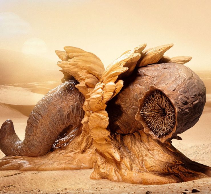 DUNE Sandworm Bookends Will Bring Some Spice to Your Shelves Nerdist