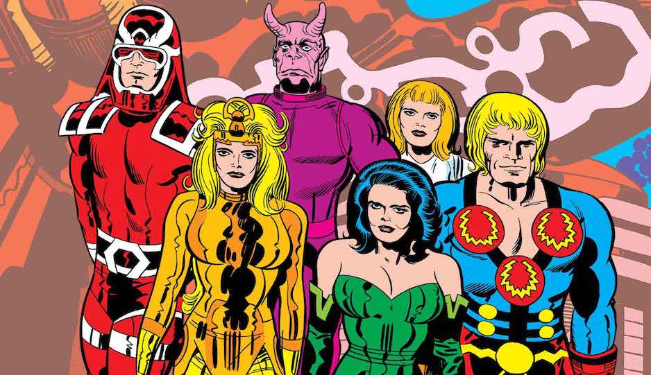 The Eternals, as drawn by their creator Jack Kirby.