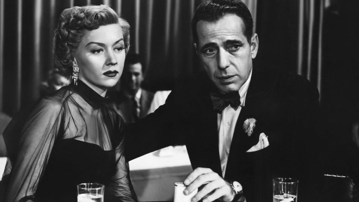 Humphrey Bogart and Gloria Grahame in Nicholas Ray's noir film In a Lonely Place