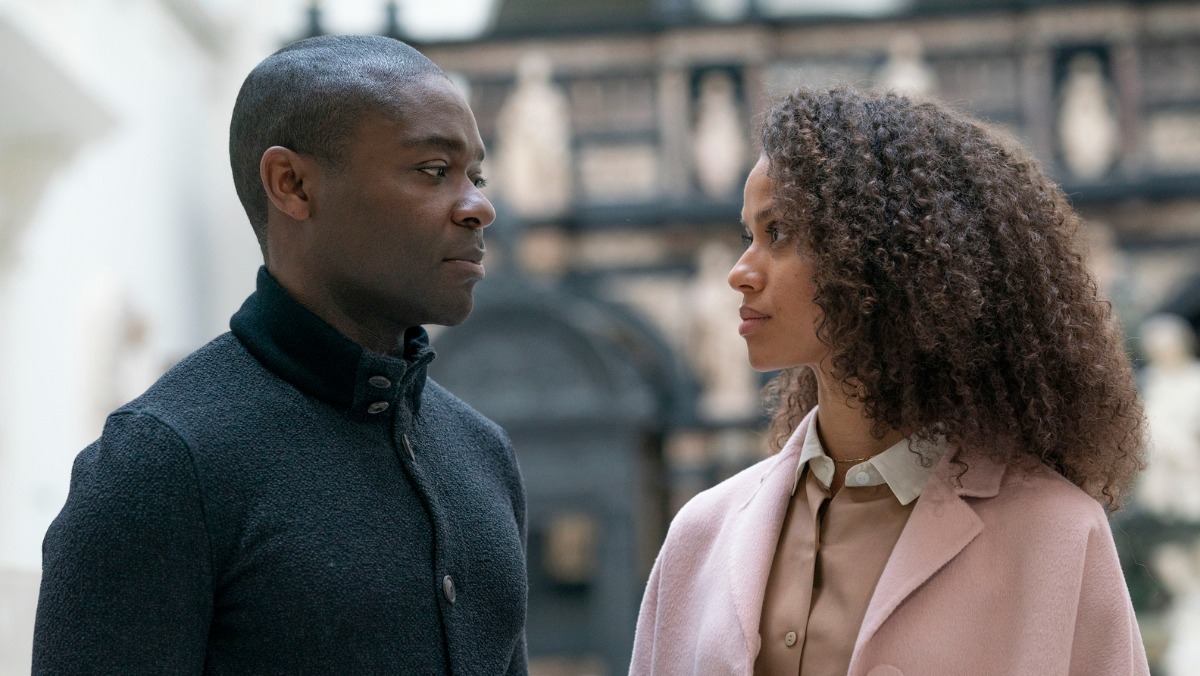 Gugu Mbatha-Raw and David Oyelowo in The Girl Before