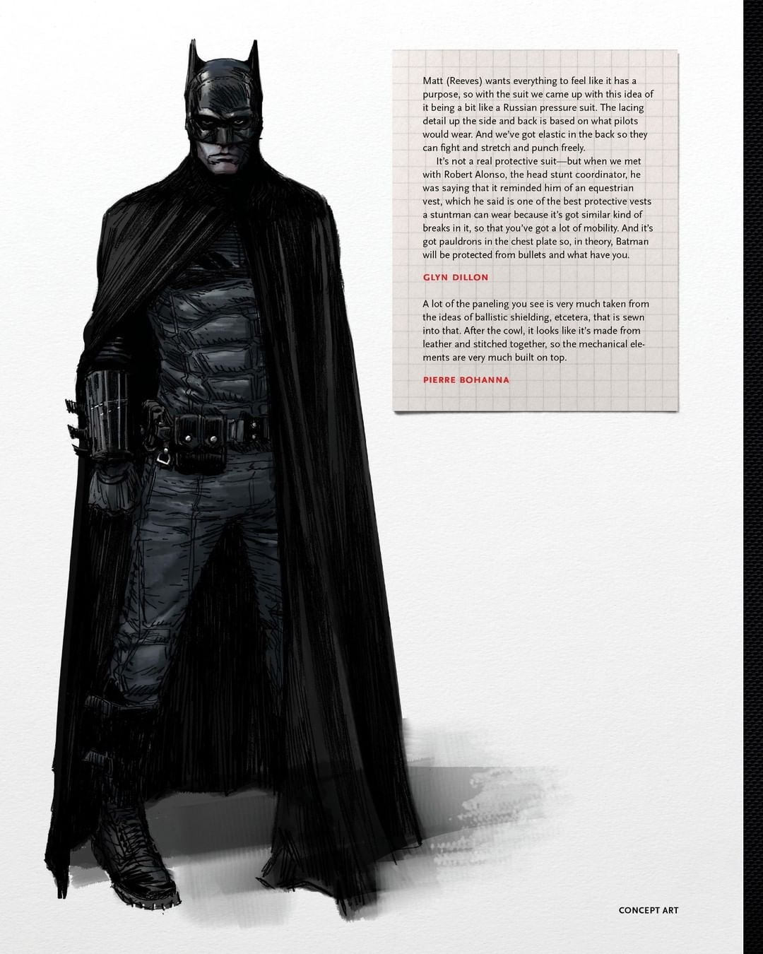 Batsuit Concept Art