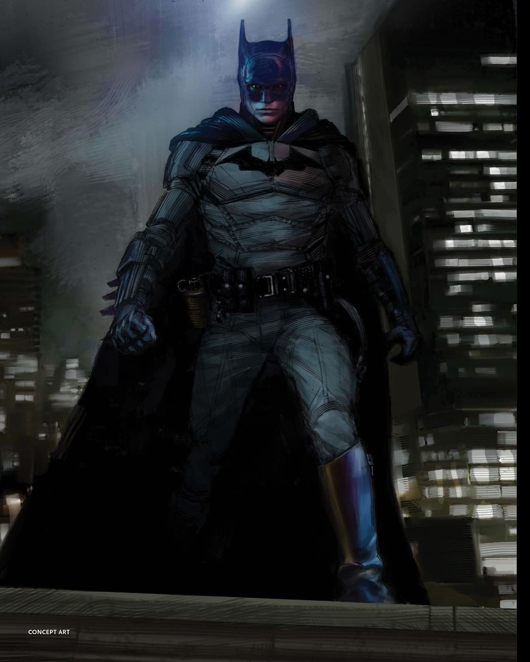 2022 Batman's Batsuit concept art full art concept