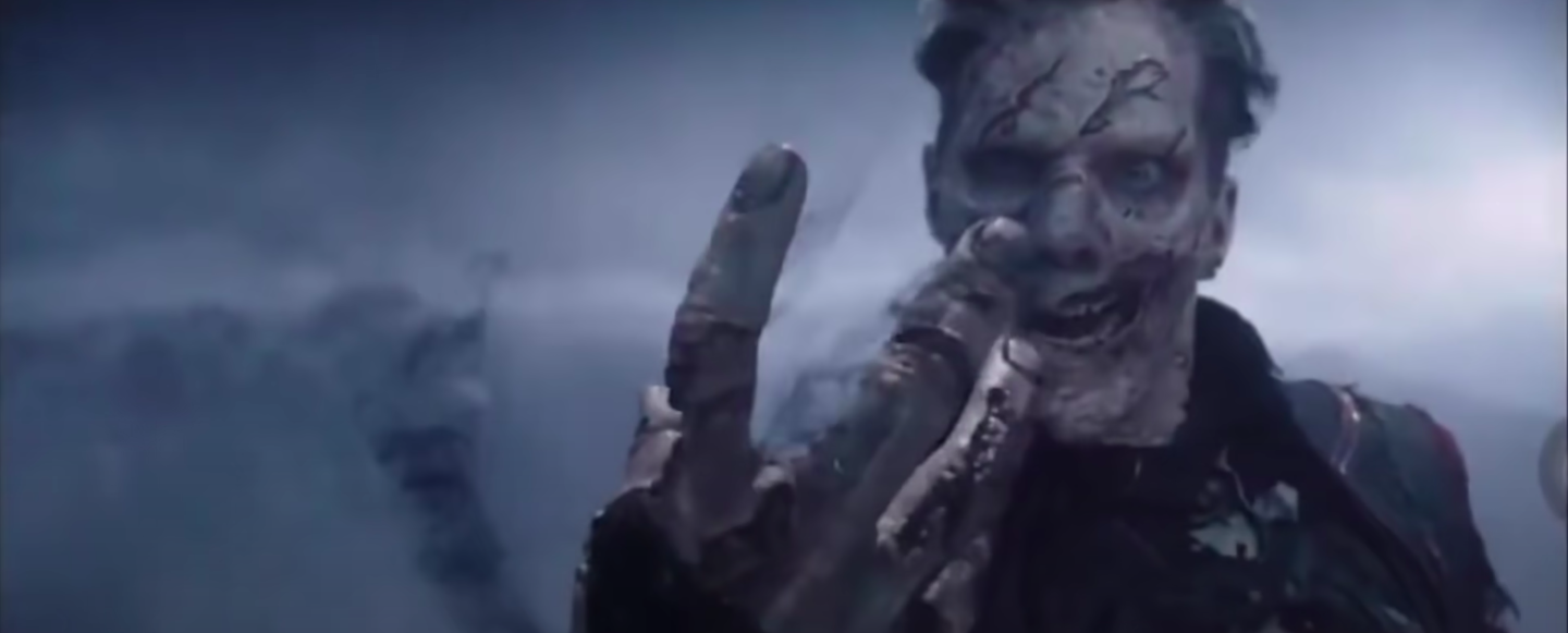 A still from the Doctor Strange in the Multiverse of Madness trailer shows a monsterous version of Steven Strange played by Benedict Cumberbatch