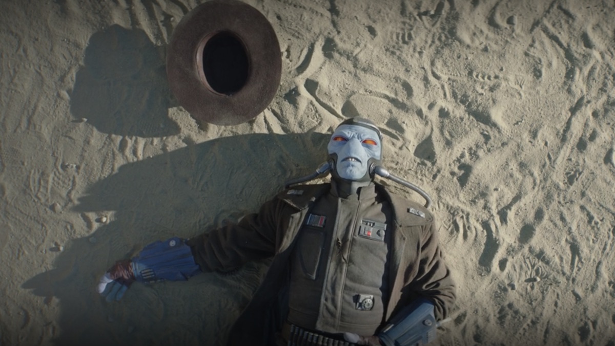 Cad Bane lies dead near his hat on The Book of Boba Fett