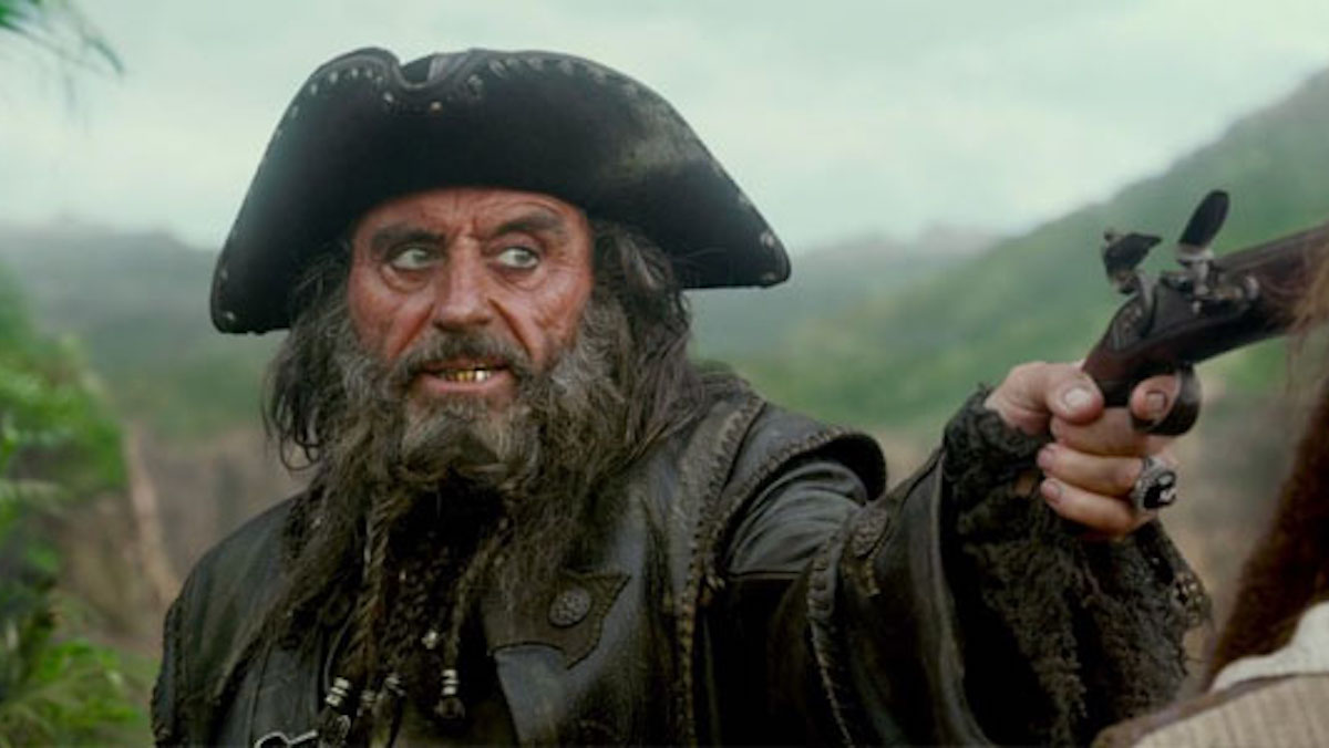 Ian McShane in Pirates of the Caribbean: On Stranger Tides