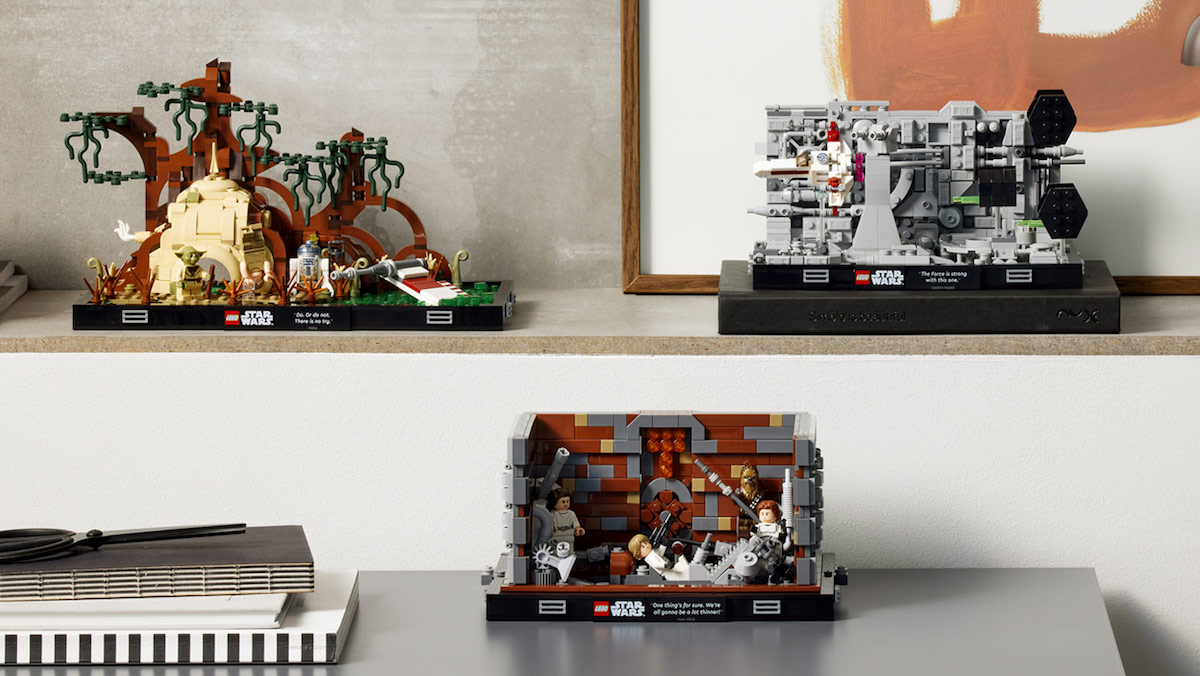 Star wars hot sale lego sets videos