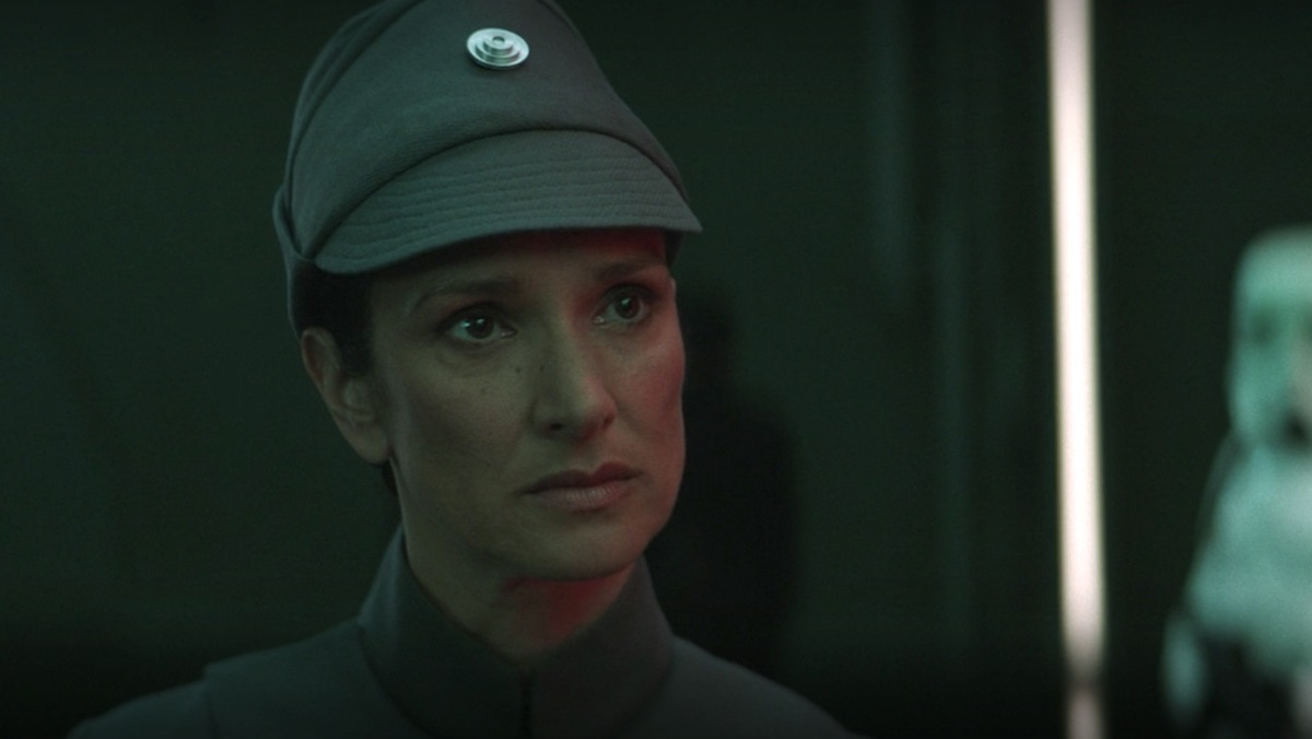 Tala in her Imperial officer uniform on Obi-Wan Kenobi