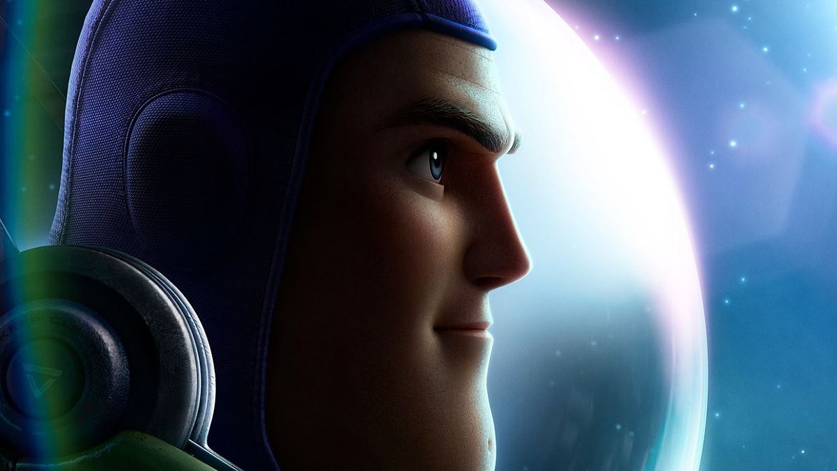 The profile of Buzz Lightyear as seen in his eponymous new film.