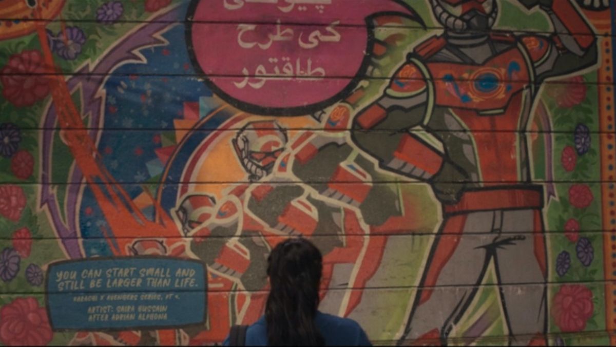 Ms. Marvel episode four easter eggs Ant-Man mural