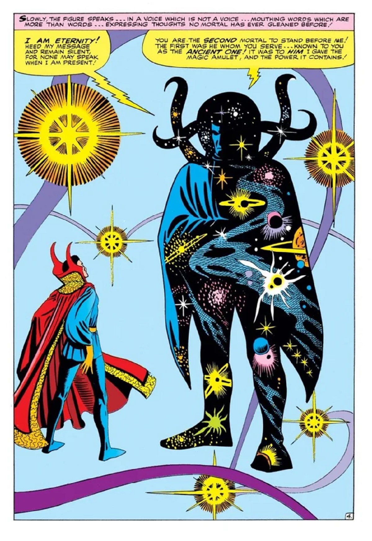 Who are the cosmic beings with cameos in Thor: Love and Thunder